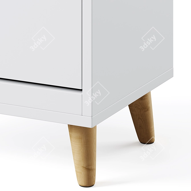 Mitra Shoe Cabinet: Stylish and Functional 3D model image 2