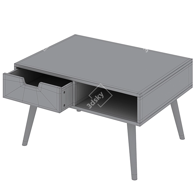 Modern Mitra Coffee Table | Actona 3D model image 5