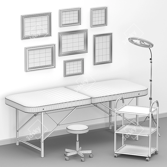 Tattoo Studio Furniture 3D model image 4