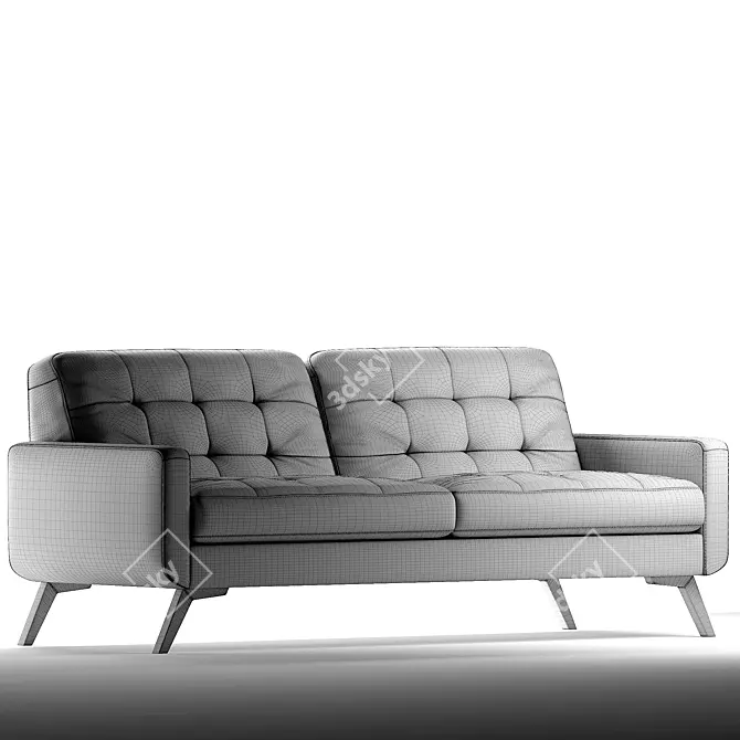 Elegant Fiord Sofa: Gala Collection 3D model image 2