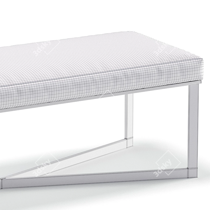 Modern Bench RALPH in 3 Chic Colors 3D model image 4