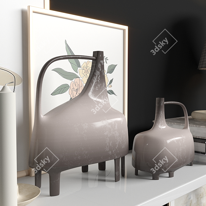 Modern Decoration Set 09 3D model image 5