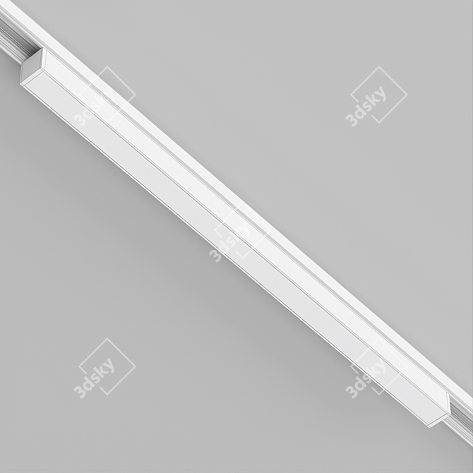 MAG-ORIENT Flat Track Luminaire 3D model image 3