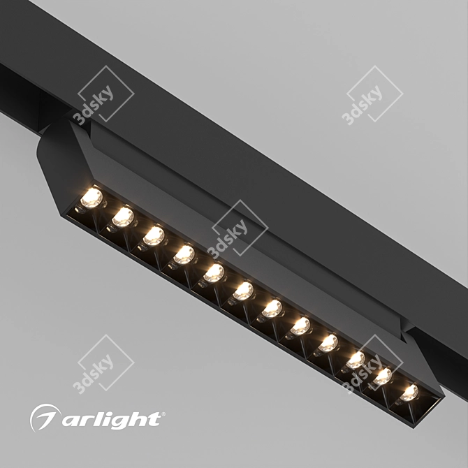 Title: Flexible Laser Track Light - MAG-ORIENT 3D model image 1