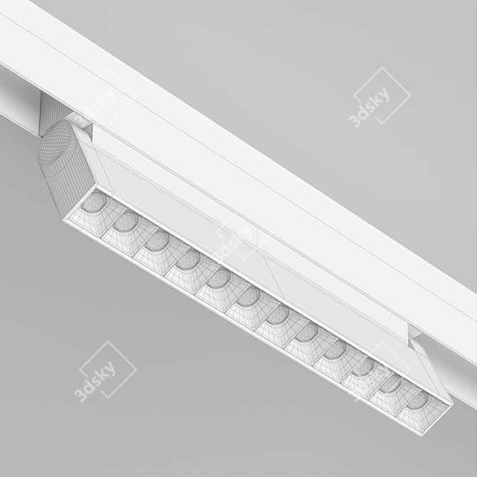 Title: Flexible Laser Track Light - MAG-ORIENT 3D model image 3