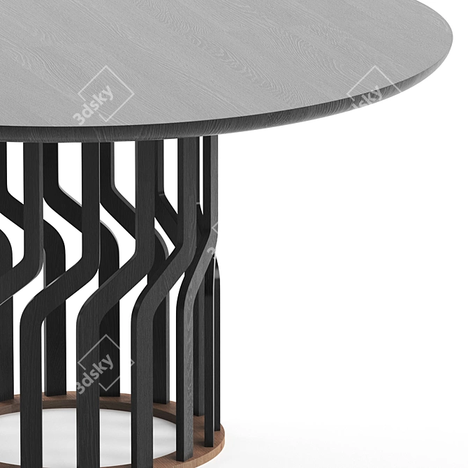 INTRECCIO Extendable Table by Potocco 3D model image 5