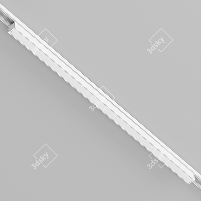 MAG-ORIENT-FLAT-L690-24W: Enhanced DALI Track Luminaire 3D model image 3