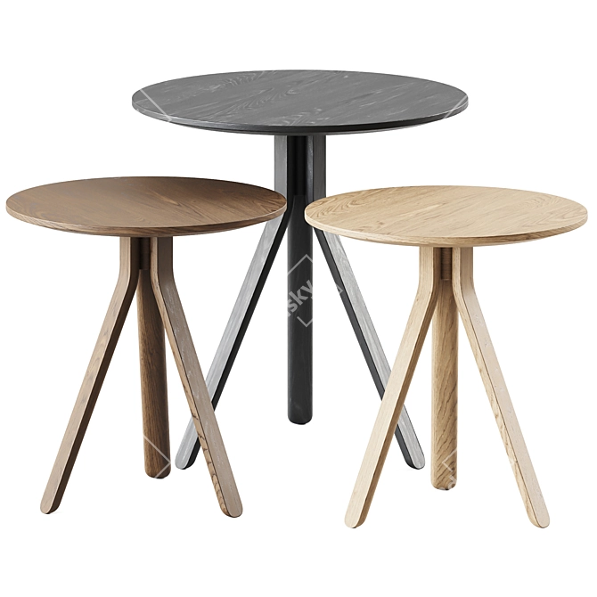 Sleek & Stylish Nuez Occasional Table 3D model image 1