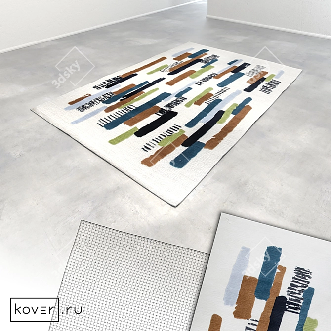 Art de Vivre Carpets: Modern Graphics | Kover.ru | Set5 3D model image 3