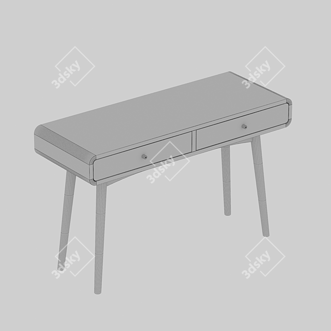 Modern Chic Bowen Console Table 3D model image 3