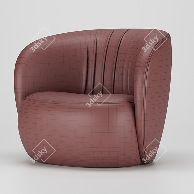 Ovata Large Lounge Chair 3D model image 7