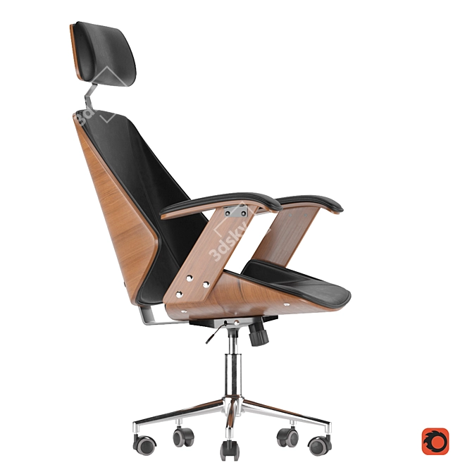 Orzech Chair: Modern PBR Design 3D model image 1