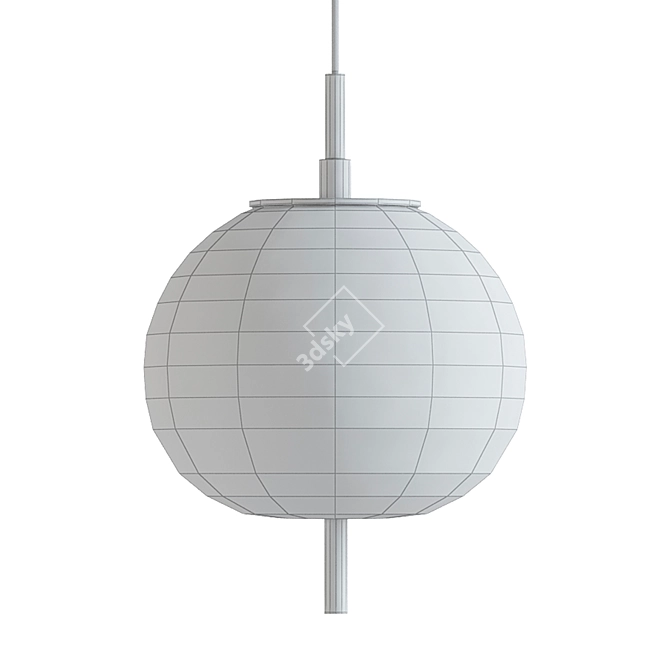 Kaci Single Globe Pendant - Modern Lighting 3D model image 2