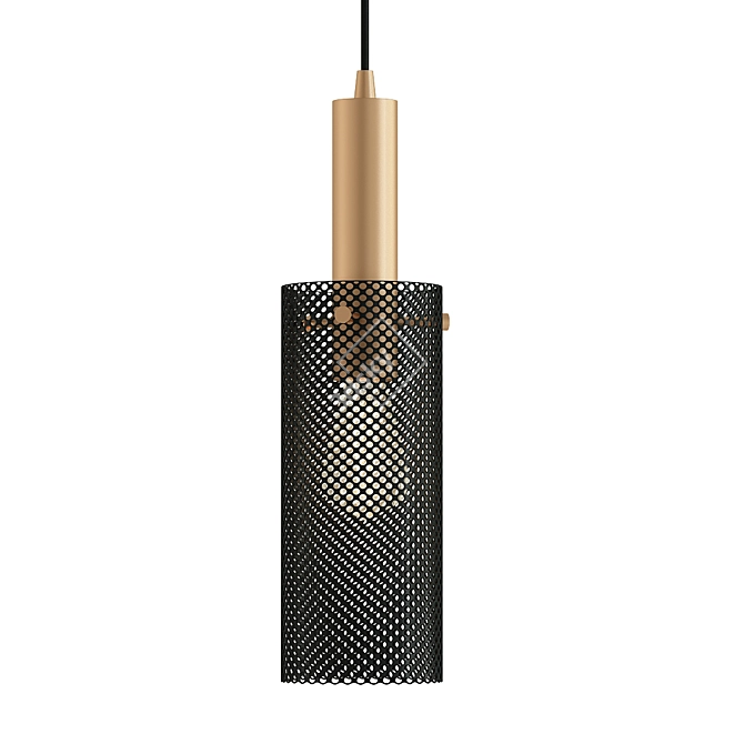 Dina Cylinder Pendant Light 3D model image 1