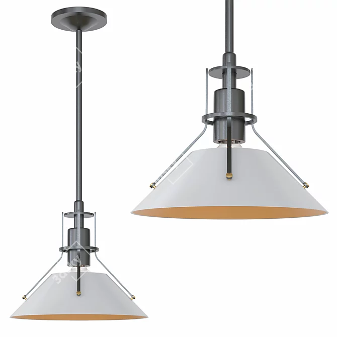 Elegant Henry Pendant Light 3D model image 1