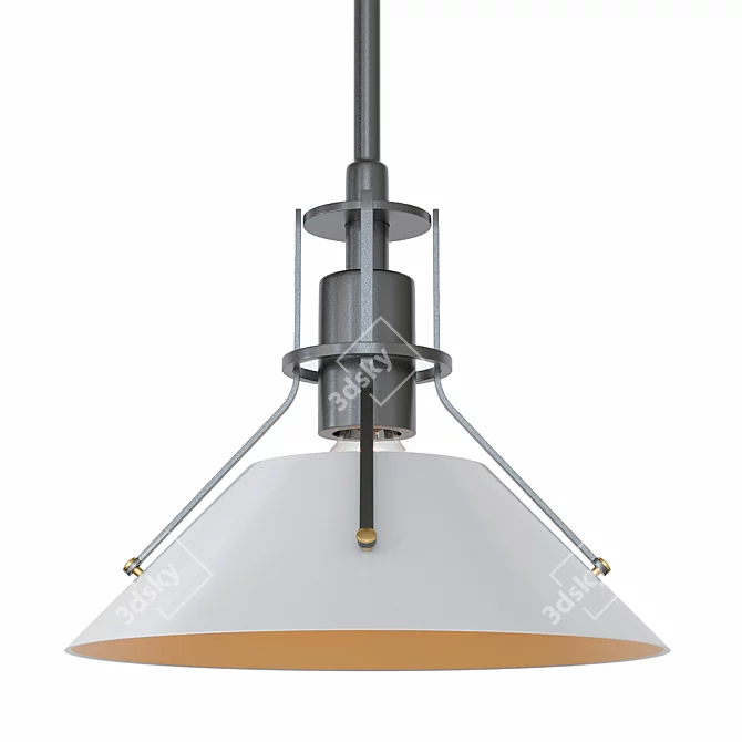 Elegant Henry Pendant Light 3D model image 2