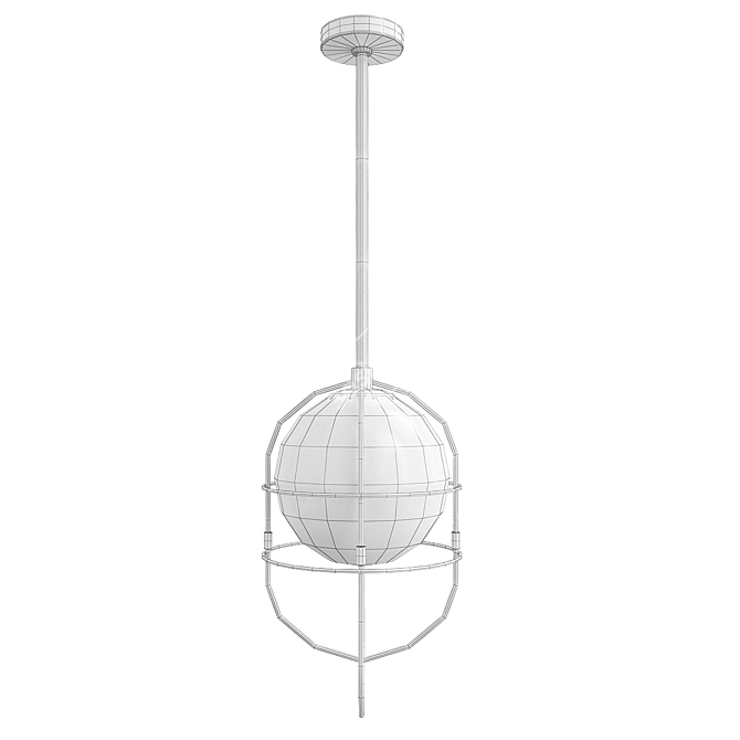 Arteriors Home Dolores Pendant 3D model image 2