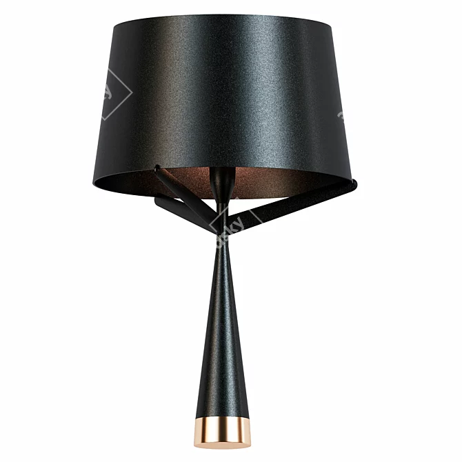 A1 Milan Nordic Style Bedside Table Lamp 3D model image 1