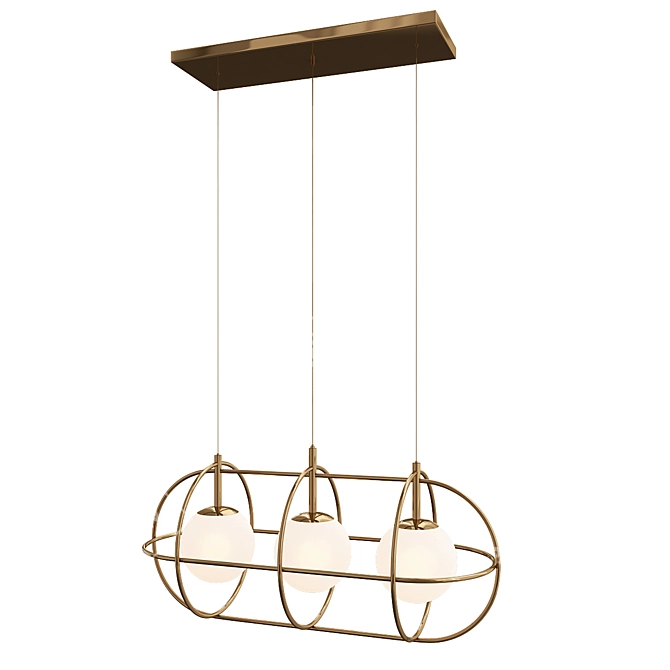 Contemporary Pendants Light Fixture 3D model image 1