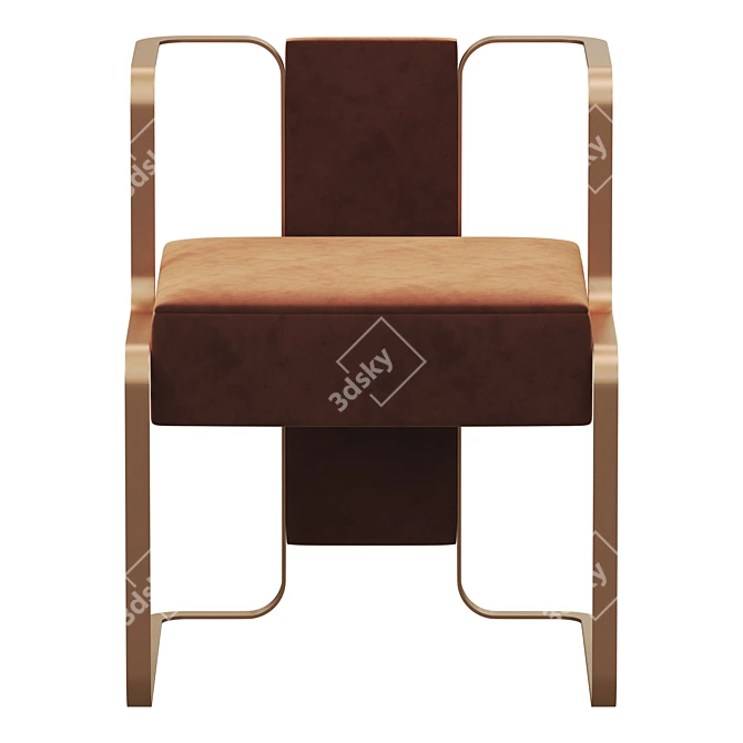 Modern Armchair for Stylish Comfort 3D model image 2