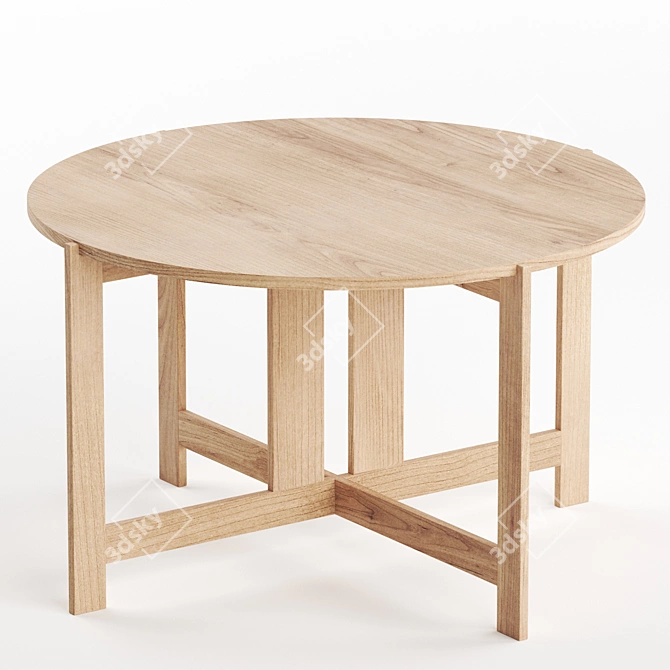 Minimalist Collector Table 3D model image 1