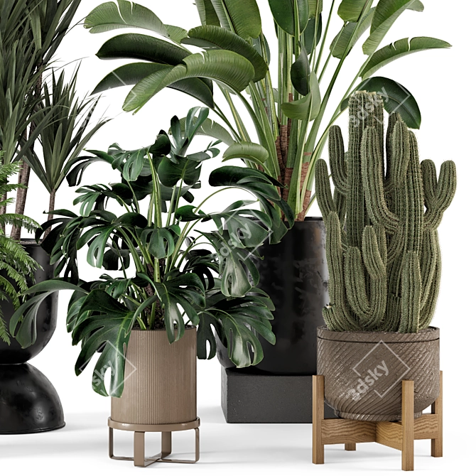 Ferm Living Bau Pot Large - Set 540 for Stylish Indoor Plants 3D model image 2