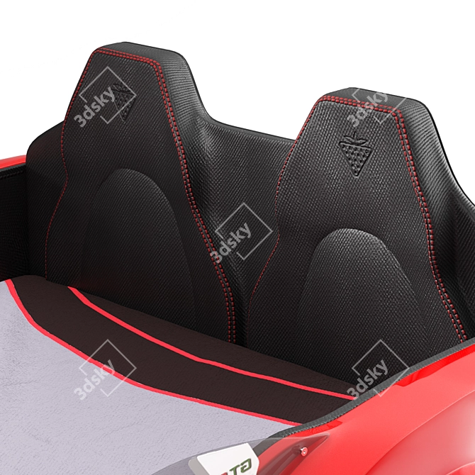 Cilek GTS Turbo Car Bed: Racing Dreams Come True! 3D model image 3