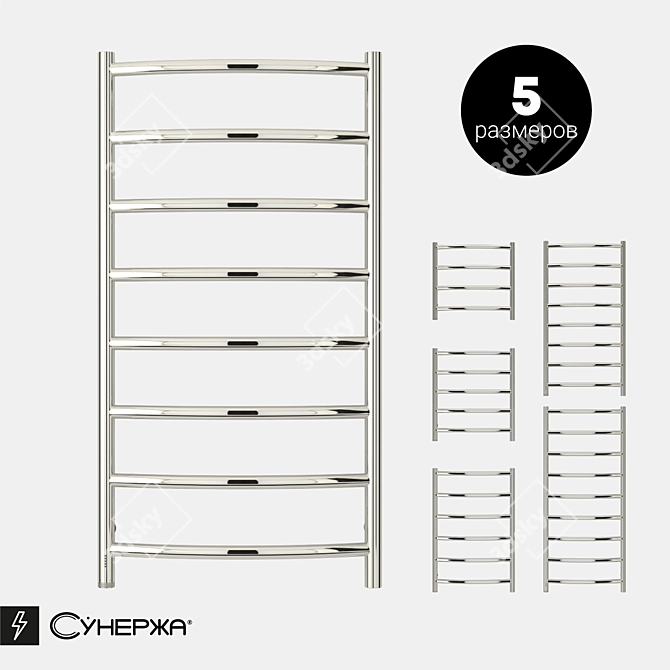 Sunerzha Galant 4.0 Electric Design Radiator 3D model image 1