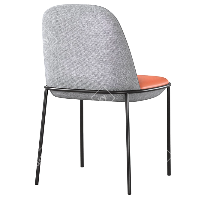 Cosmo Embrace Chair: Perfect Blend of Style and Comfort 3D model image 2