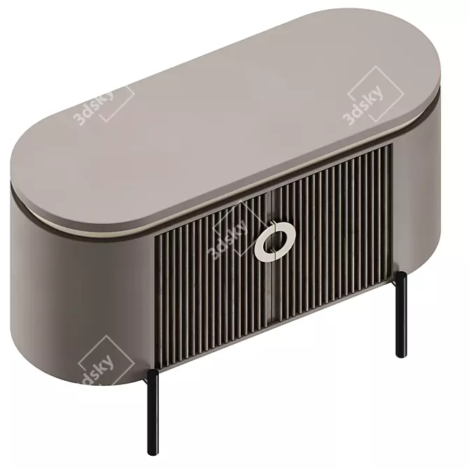 Zaha Collection Chest of Drawers 3D model image 2