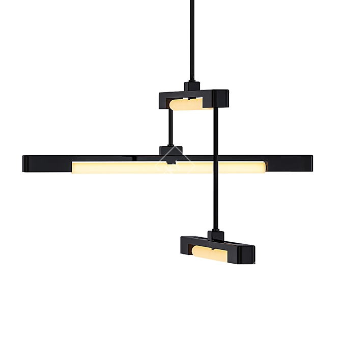 Minimalist Melbourne Light Pendant 3D model image 1