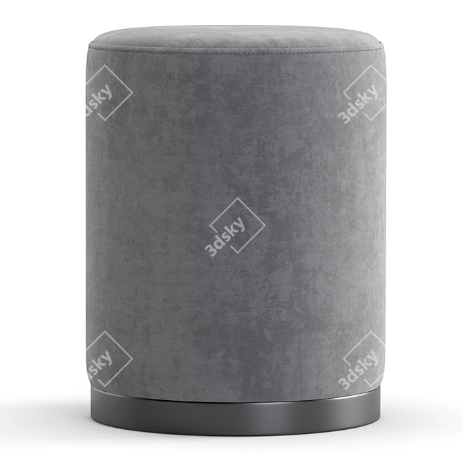 Elegant Pouf: Stylish and Versatile 3D model image 5