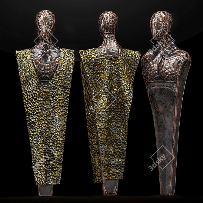 Elegant Sculpture: Architectural Masterpiece in 4K 3D model image 2