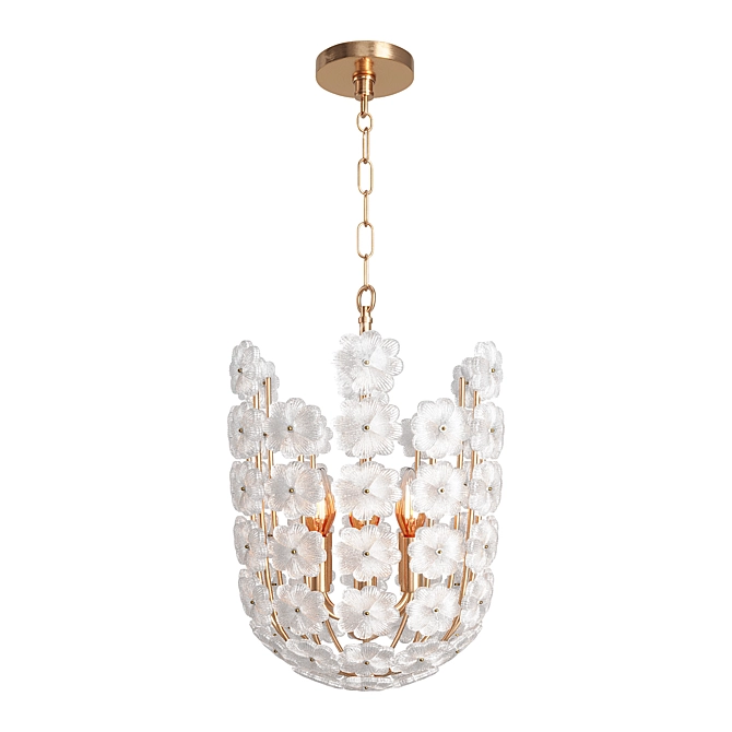 Elegant Regina Andrew Pendant 3D model image 3