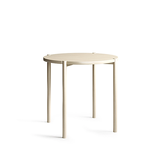 Customizable Wooden Desk: DT 042 3D model image 2