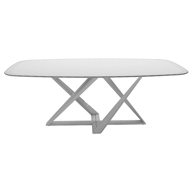 Modern Millennium Dining Table 3D model image 6