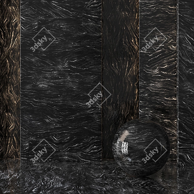 Elegant Marble Tiles for Luxury Décor 3D model image 5