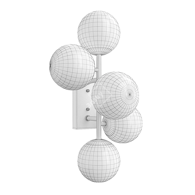 Elegant Eleanora Sconce 3D model image 2