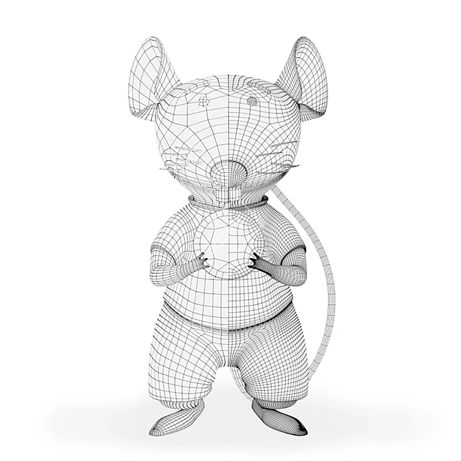 Crypto Rat: Bitcoin's Lucky Find 3D model image 12