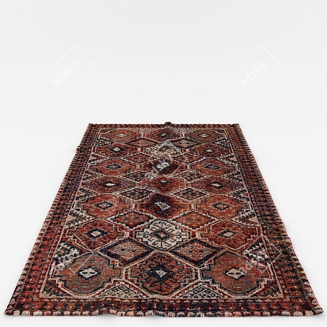 Versatile Rug Set with VRayFur 3D model image 6