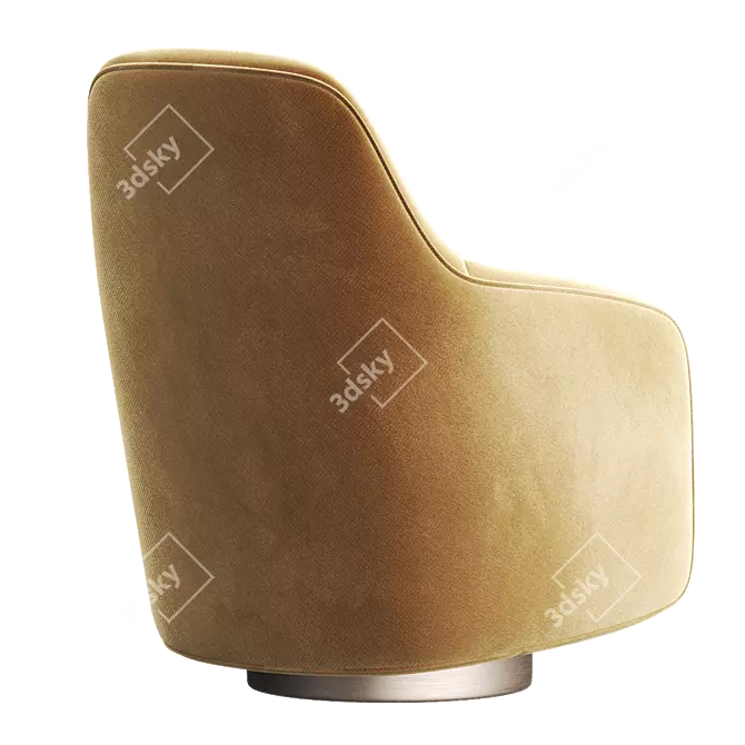 BOEMIA II Armchair: Luxurious Comfort by Casa Magna 3D model image 3