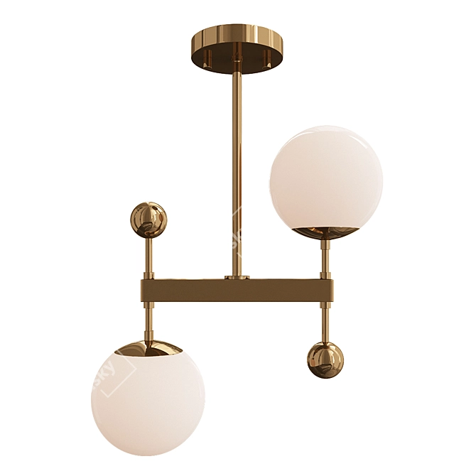 Modern Libra Pendant Ceiling Lamp 3D model image 1