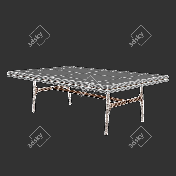 Modis Puzzle Coffee Table 3D model image 2