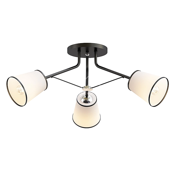 Sleek Toplight Persis Ceiling Chandelier 3D model image 1