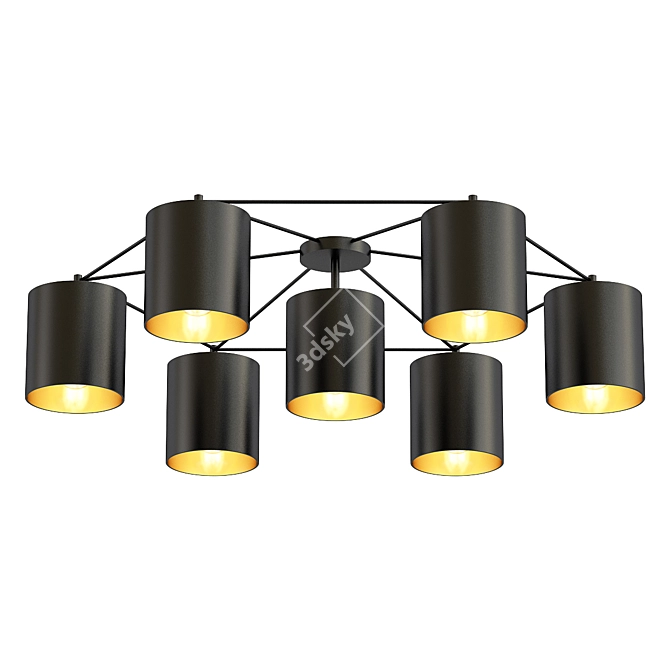 Eglo Staiti 97895: Elegant Ceiling Chandelier 3D model image 1