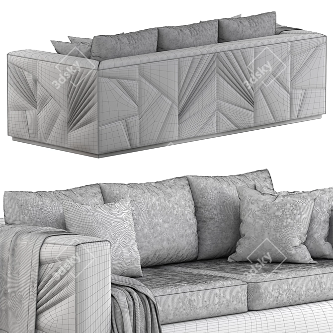 Elegant Savoy Sofa - 2015 Version 3D model image 3