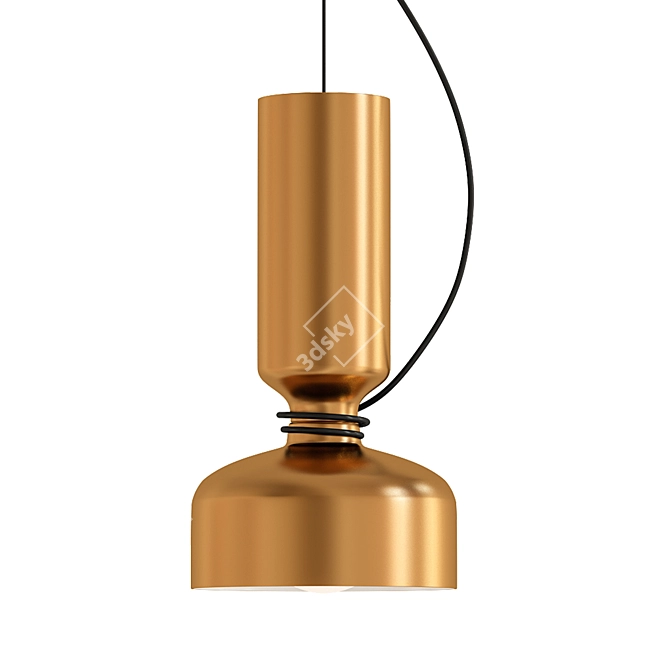 Modern LED Pendant Light: Spotlight Volumes 3D model image 1