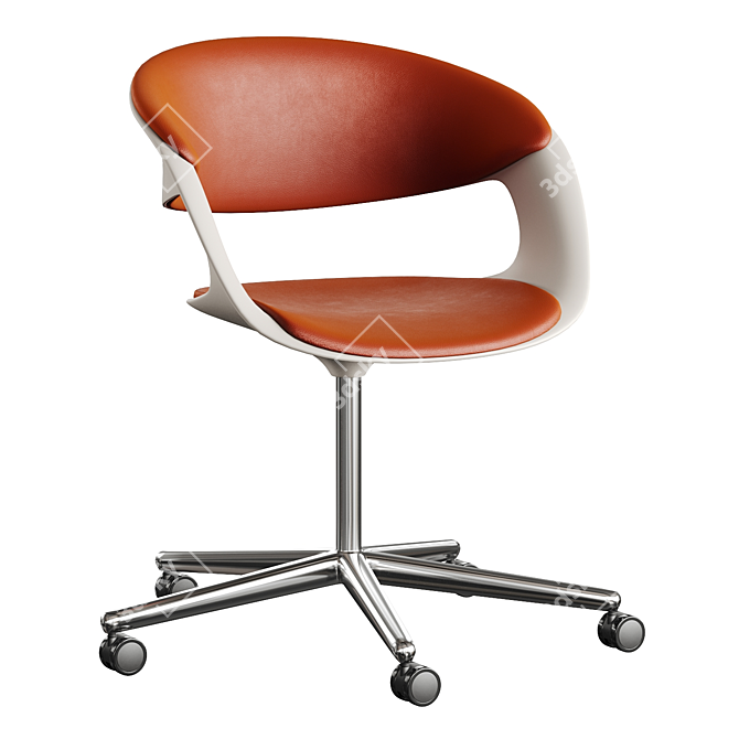 Elevated Comfort: The Lox Chair 3D model image 3