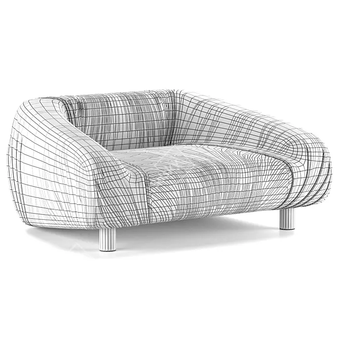 Fold-Armchair: Baxter 2015 3D model image 4