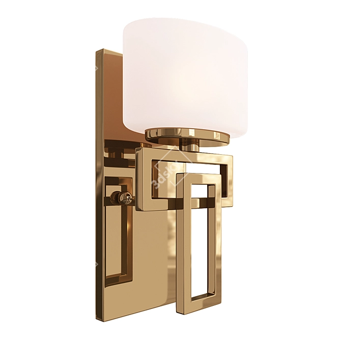 Hinkley Lanza 12" Wall Sconce: Brushed Bronze Elegance 3D model image 1